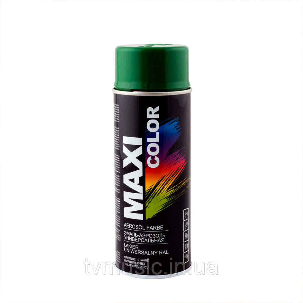 Аерозольна фарба Maxi Color RAL 6002 Зелений 400 мл
