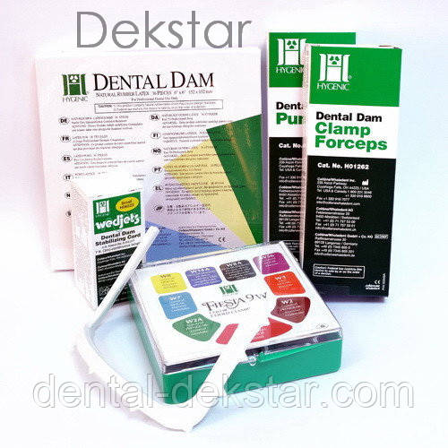 Dental Dam KIT Hygenic -Набір коффердаму (кламери без кріл)