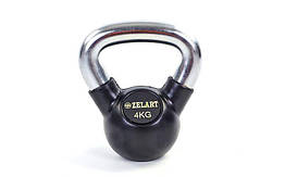 Гиря гумова Zelart 5162 4 кг