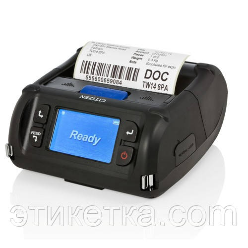Мобільний принтер чеків-етикеток Citizen CMP-40L