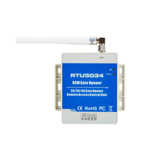 GSM реле RTU-5034, GSM контролер керування замком, шлагбаумом
