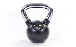 Гиря гумова Zelart 5162 8 кг