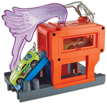 Трек Хот Вілс Заправна станція Бензоколонка Hot Wheels City Downtown Super Fuel Stop, фото 2