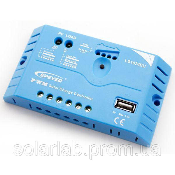 EPsolar(EPEVER) Контролер LS1024EU, ШІМ 10А 12/24В+USB, EPsolar(EPEVER)