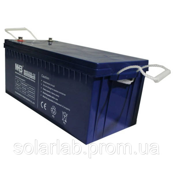 MHB battery Акумулятор гелевий 250Ач 12В, GEL, модель-MNG250-12, MHB battery