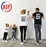 Футболки для фотосесії всієї родини Family Look Фемілі лук футболки для мами тата і дітей від 1 року