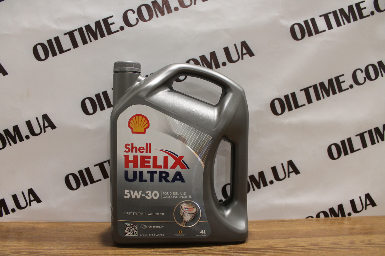 Моторное масло Shell Helix Ultra 5W-30 (SL/CF/A3/B4) 4л - фото 2 - id-p379429081