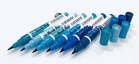 Пензель-ручка Ecoline Brushpen (505), Ультрамарин світлий, Royal Talens, фото 4