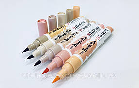 Пензель-ручка Ecoline Brushpen (390), Пастельний жовтий, Royal Talens, фото 4