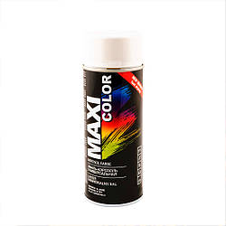 Аерозольна фарба Maxi Color RAL 9010 Білий 400 мл