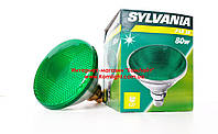 Лампа зелёная SYLVANIA PAR38 80W 230V E27 (Бельгия)