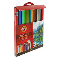 Набір кольорових акварельних олівців 48 штук Koh-i-noor Mondeluz 3713