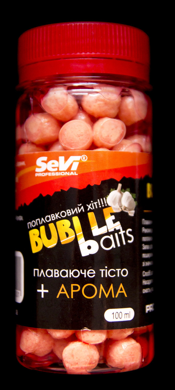 Плавальне тісто в дипі Buble Baits "Часник" 100ml
