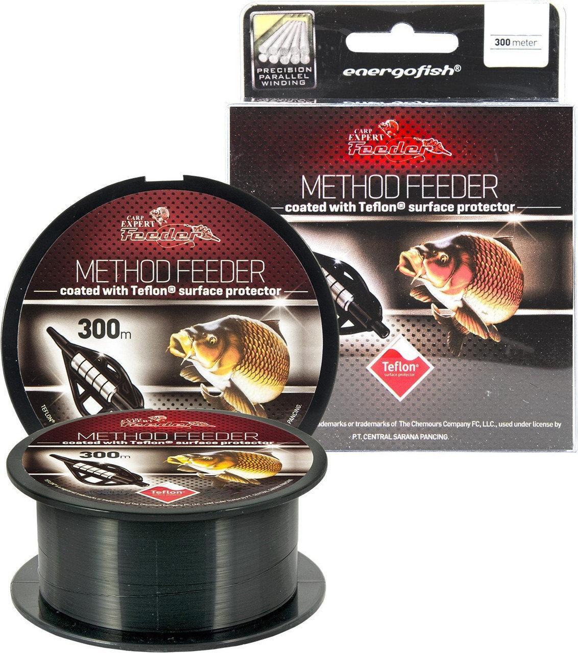Леска Carp Expert Method Feeder Teflon Coated Black 300m 0.25mm