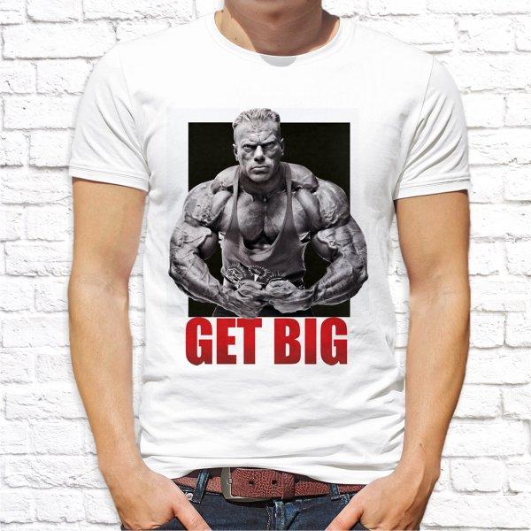 Чоловіча футболка з принтом "Get Big" Push IT