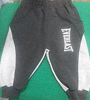 Шорти бриджі трикотажні дитячі для хлопчика до 1 року, сірі.