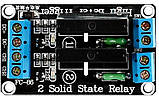 Модуль твердотільного реле на 2 каналу OMRON G3MB-202P, 5V для Arduino [#D-5], фото 6