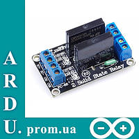 Модуль твердотельного реле на 2 канала OMRON G3MB-202P, 5V для Arduino [#D-5]