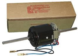 Електродвигун обігрівача (мотор грубки) Газель 12В з двома крильчатками (виробництво АВТОРАД), фото 1