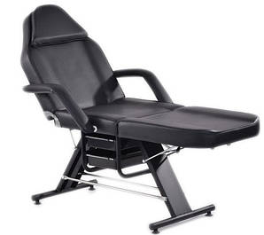 Косметична канапа лежак чорна з лотками BW-262A Black