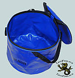 Складне відро для риболовлі з кришкою від LionFish.sub з ПВХ на 16 л, фото 7