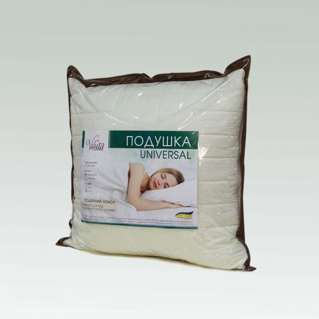 Подушка два чохла Viluta Universal 70*70