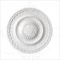 Розетка стельова, поліуретанова Classic Home HP-22075,ліпний декор з поліуретану.