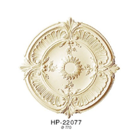 Розетка стельова, поліуретанова Classic Home HP-22077,ліпний декор з поліуретану.