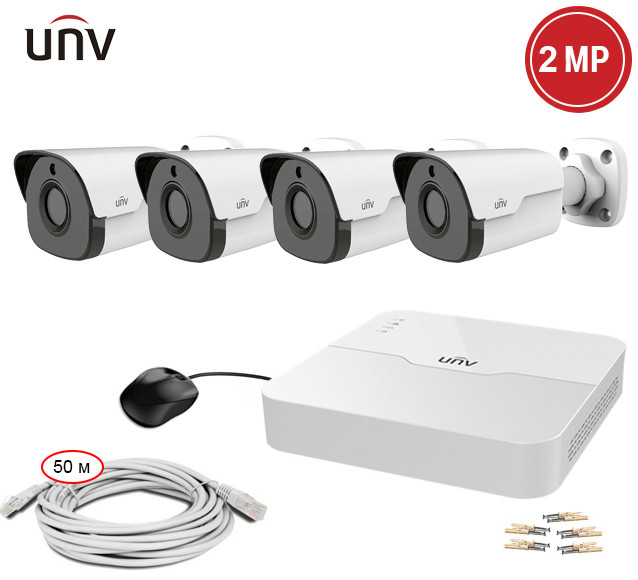 Комплект IP відеоспостереження Uniview KIT-301-2122