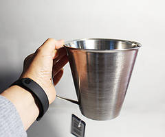 Мірний глечик з нержавійки зі шкалою 1000 мл (7759)