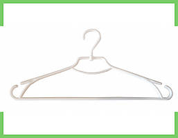 Вішалка плічка пластикові для одягу "Ліза" Україна 43 см (Чорний,Білий)