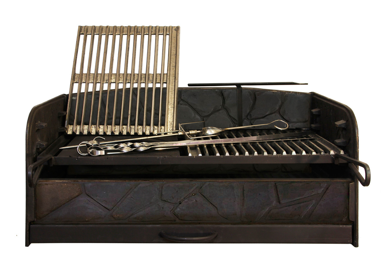 Барбекю - чавунна вставка - шириною 635 мм, фото 1