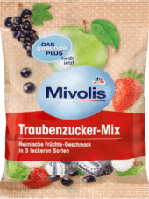 Mivolis Traubenzucker Mix Heimische Früche Декстроза виноградный сахар с фруктовым вкусом 100 г