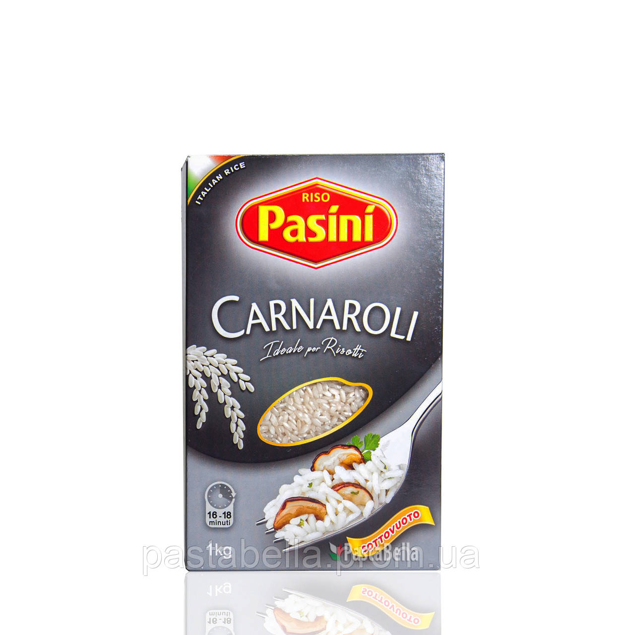 Довгозерний рис "Карнаролі" - "Carnaroli" Pasini 1kg Pastabella