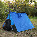 Дощовик пончо плащ-палатка накидка від дощу Auto матеріал 210T розмір 220 х 145 см, фото 3