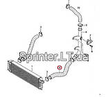 Патрубок інтеркулера VW Crafter (30-35) 2.0TDI 11-16 L, фото 4