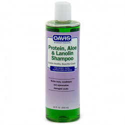 Davis (Девіс) Protein & Aloe & Lanolin Shampoo ДЕВІС ПРОТЕЇН АЛОЕ ЛАНОЛІН шампунь для собак, котів, 355 мл