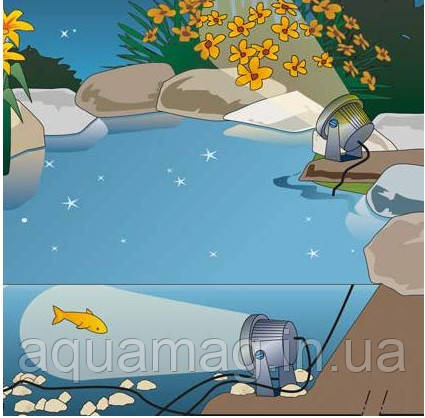 OASE LunAqua Power LED XL підсвітка, світильник для ставка, фонтана, водоспаду, водойми, каскаду, фото 3