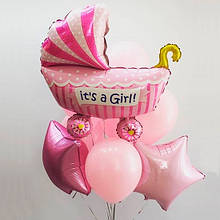 Букет з кульок для дівчинки