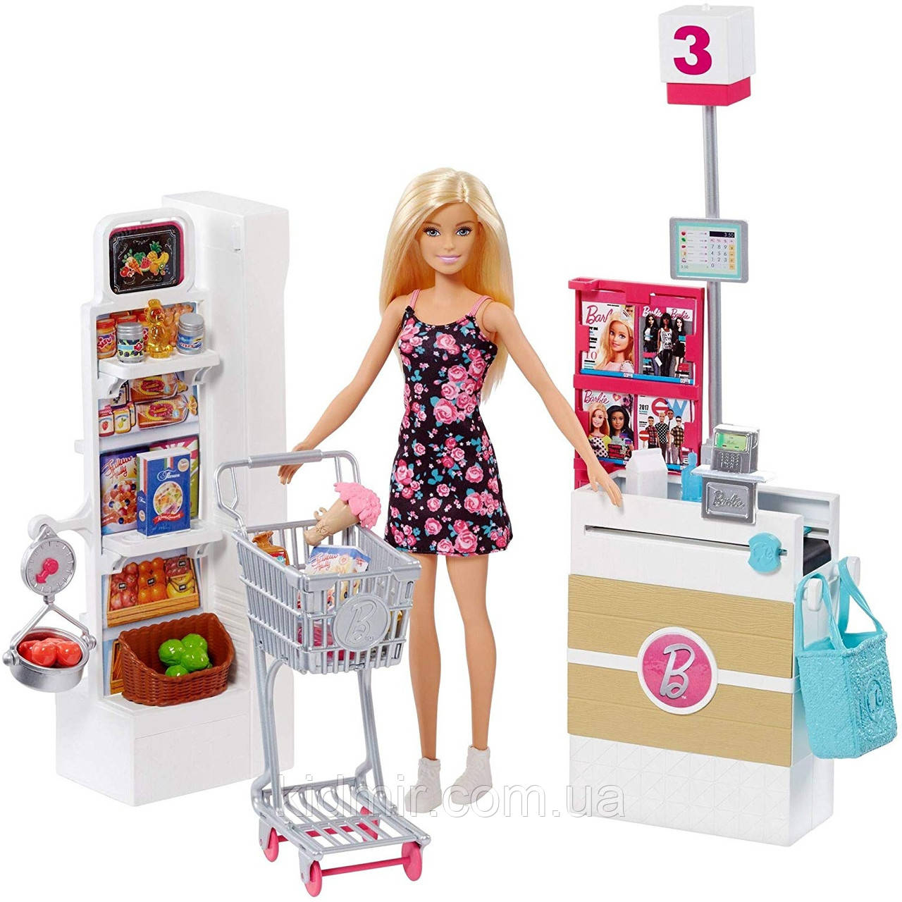 Лялька Барбі Набір Супермаркет Barbie Supermarket Set FRP01