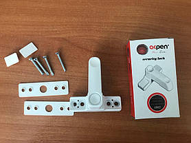 4 ШТ - Комплект! Замок посилений для вікон ПВХ від злодіїв, Україна, Akpen security lock, фото 4