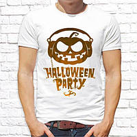 Мужская футболка с принтом "Halloween party" Push IT