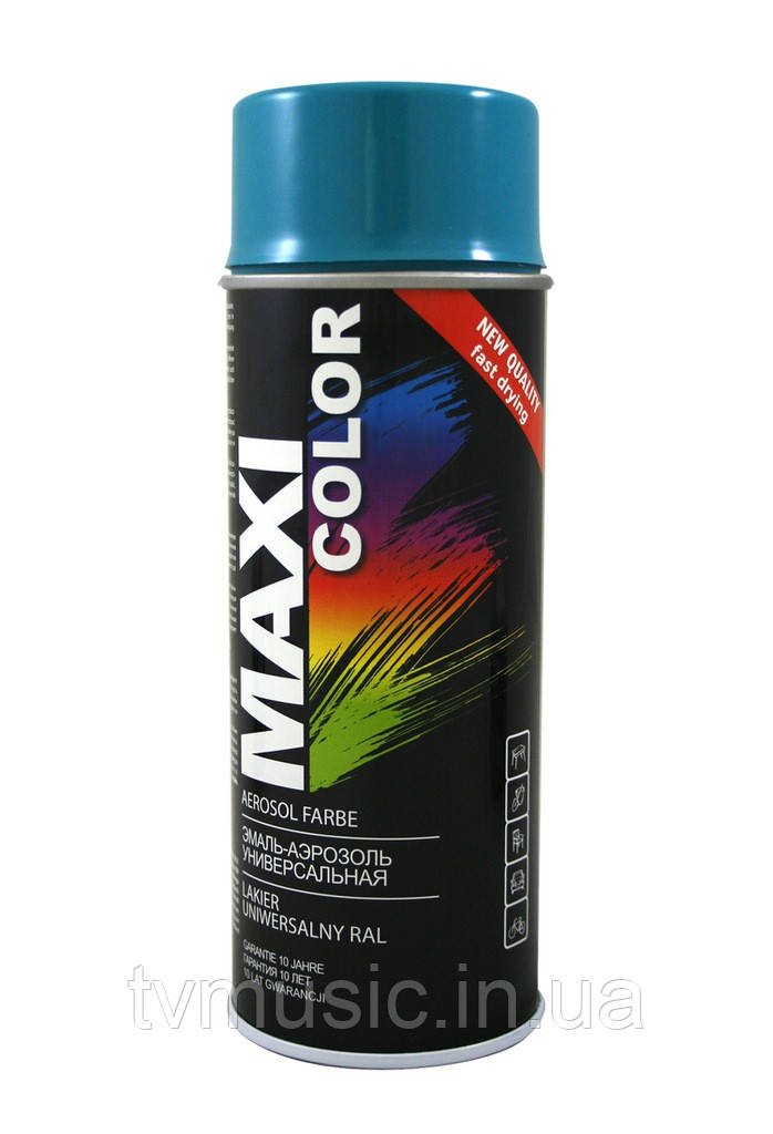Аерозольна фарба Maxi Color RAL 5021 Водна синя 400 мл
