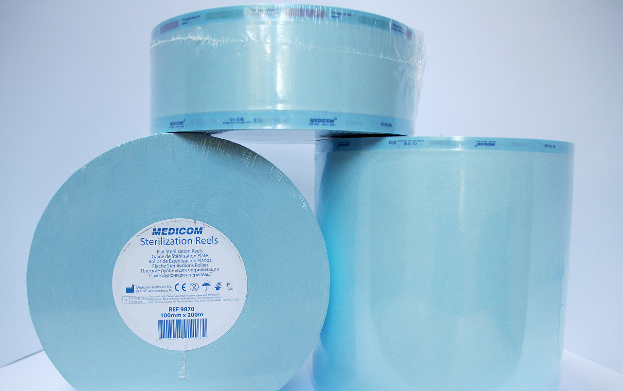 Стерилізаційний рулон Medicom 400 мм x 200 м, фото 1