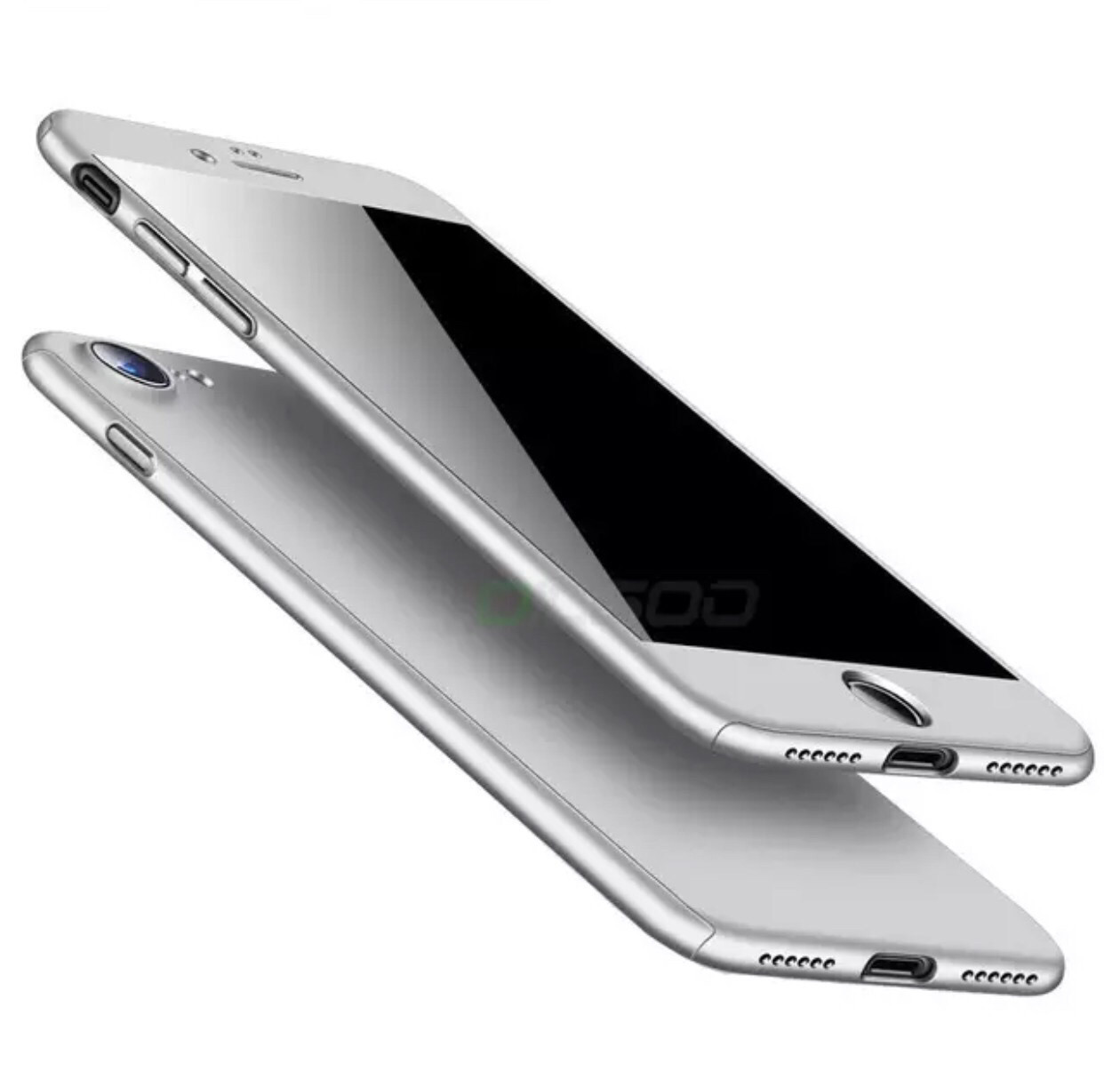 Чохол 360 градусів для Iphone 6/6S + скло silver