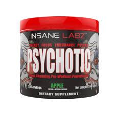 Передтренувальний комплекс Insane Labz Psychotic 220 г (35 порцій) яблуко