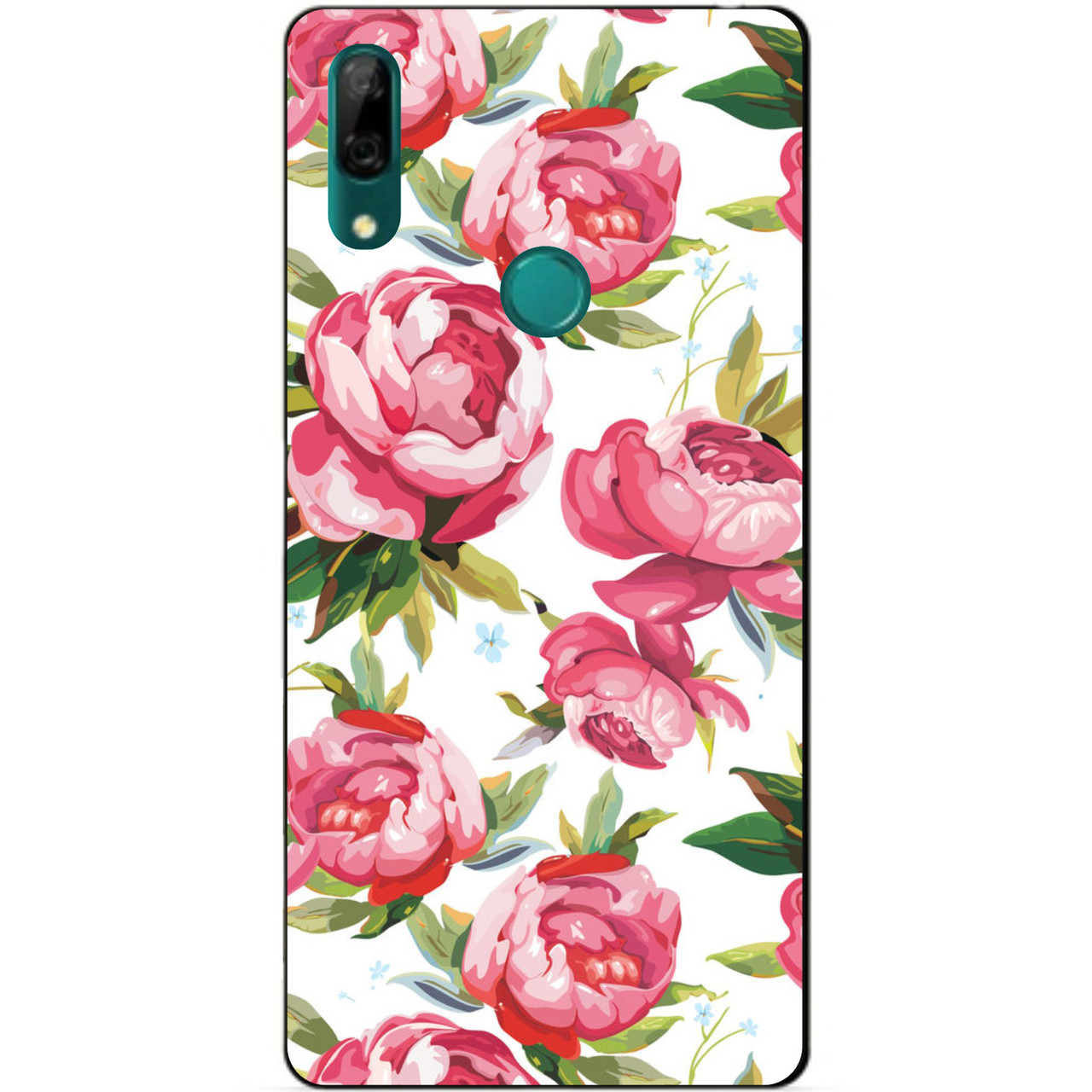 Чохол силіконовий для Huawei P Smart Z з малюнком Півонії