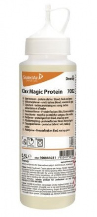 Clax Magic Protein 70B2 — Засіб для видалення плям крові та інших білкових плям