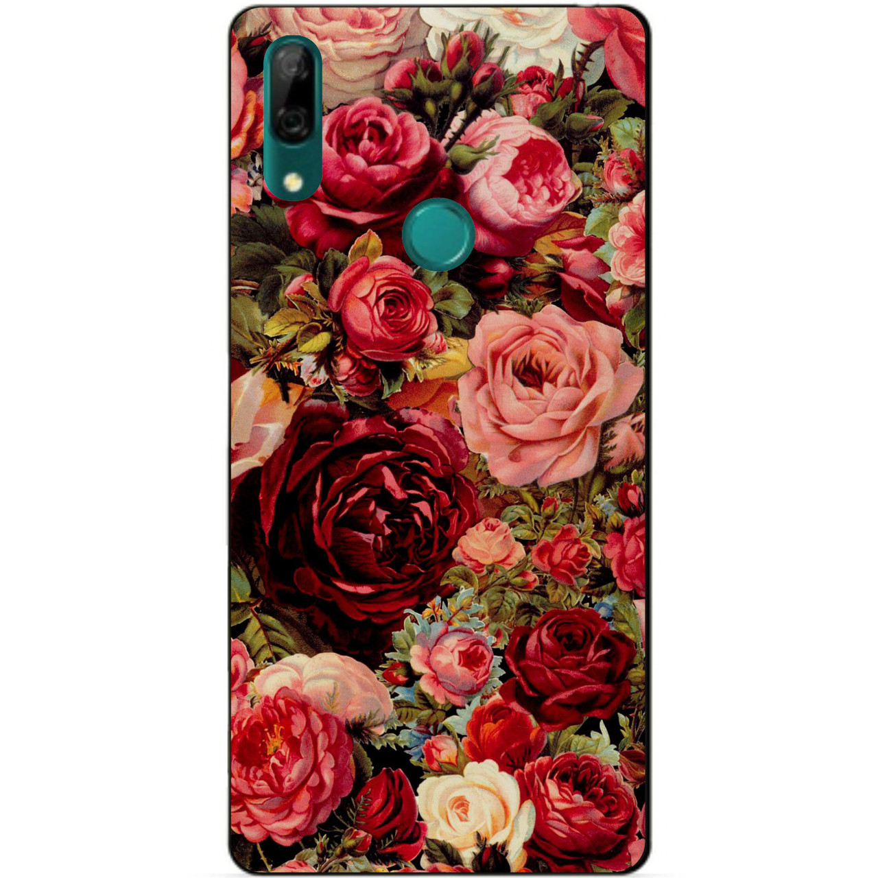 Силіконовий чохол бампер для Huawei P Smart Z з малюнком Червоні Троянди