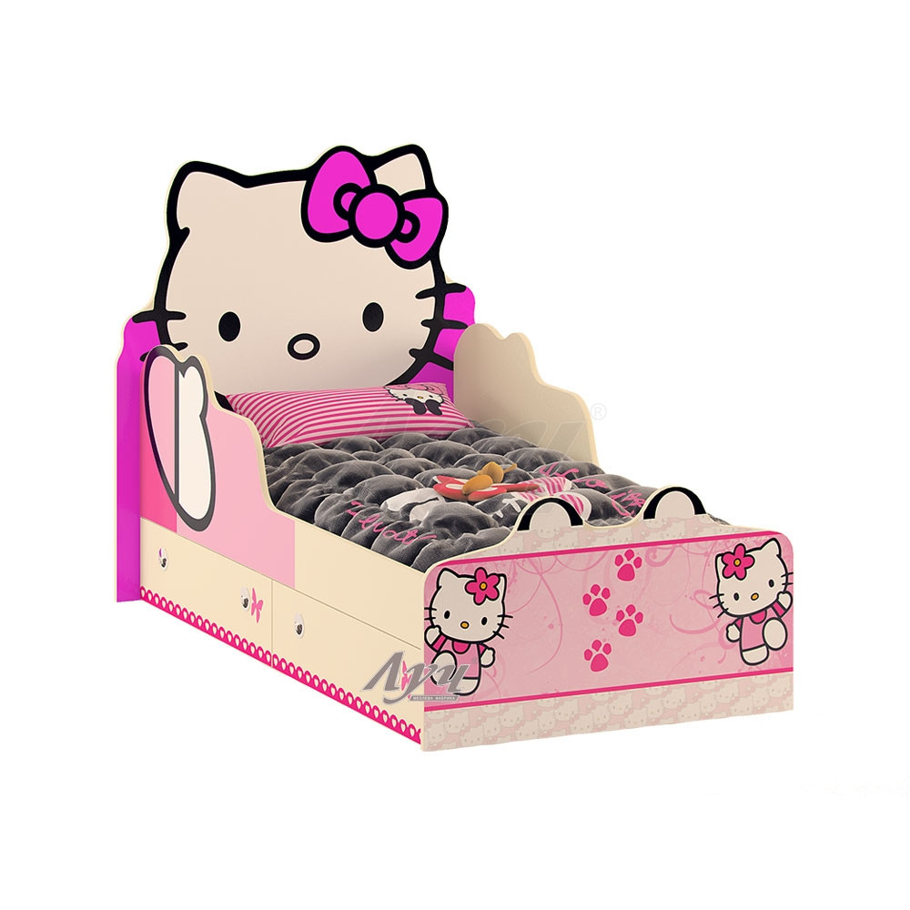 Ліжко для дівчинки Хелло Кітті (Hello Kitty)